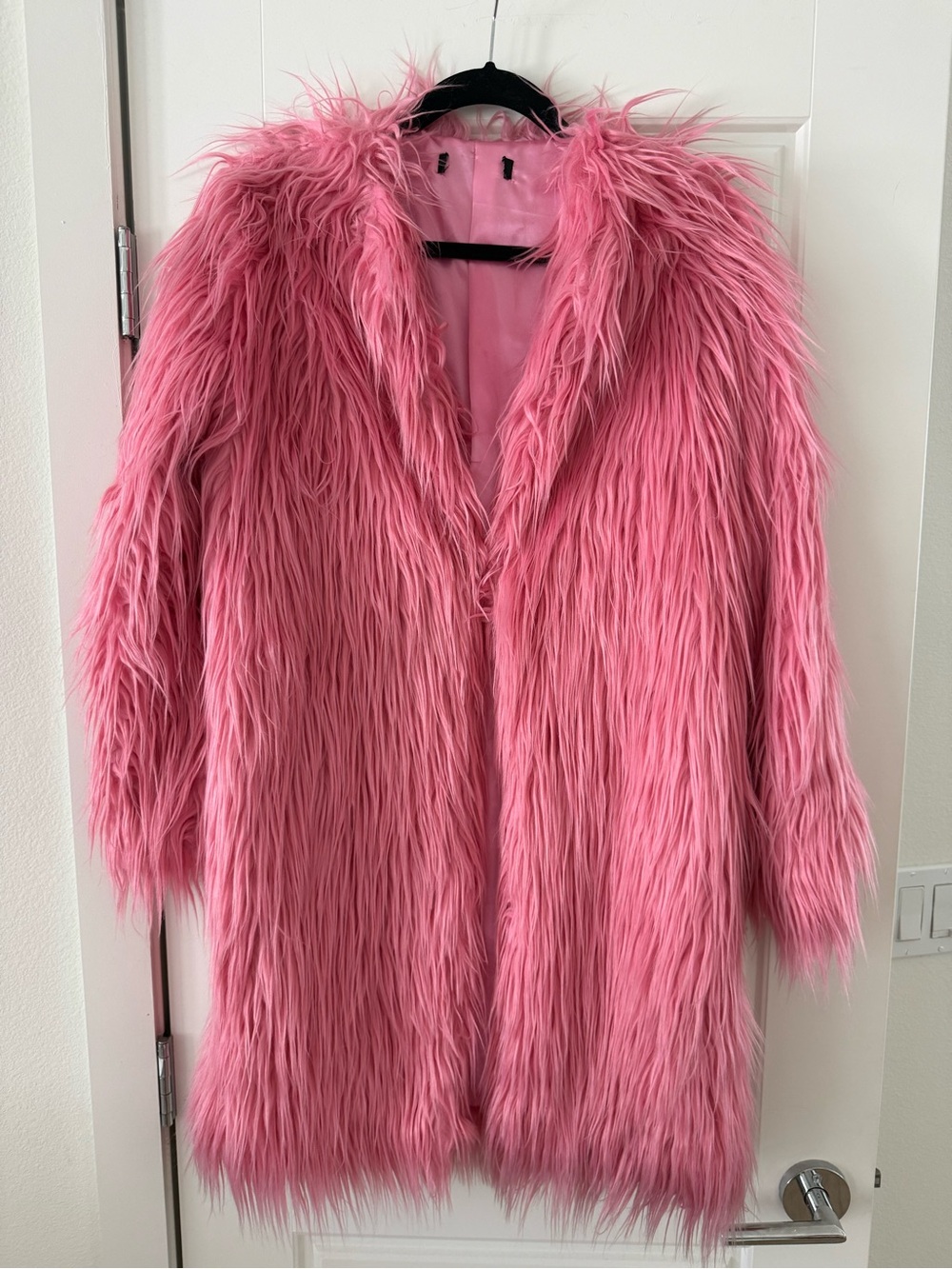 Forever 21 Pink Faux Fur Coat